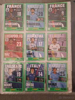Fotbalové kartičky + album - 3