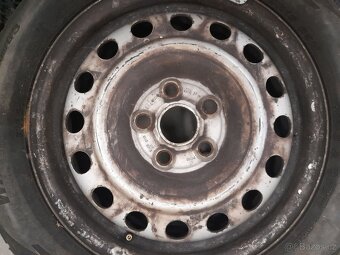 1ks pneu s diskem 195/60 R16 - 3