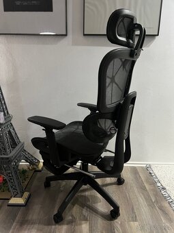 Kancelářská ergonomická židle + podnožka (NOVÁ) - 3