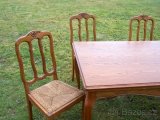 Rozkládací stůl a 4 židle - Ludvík IV - 3