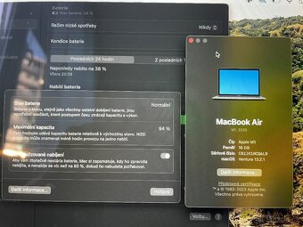 MacBook Air M1 (2020) - 16GB RAM/512GB SSD + příslušenství - 3