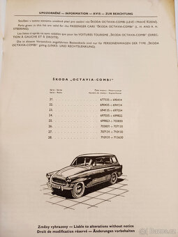 Škoda Octavia Combi (r. 1965-66)-katalog ND - 3