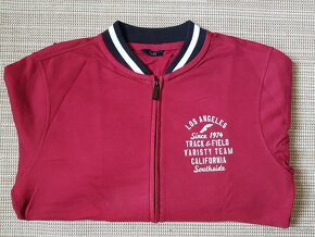 Mikina červená na zips (M) - 3