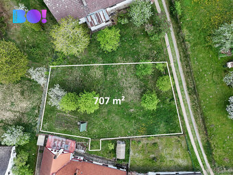 Prodej stavebního pozemku 707 m², Děbolín, Jindřichův Hradec - 3