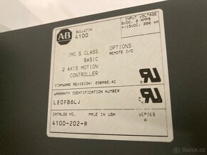 IMC S CLASS 2 Allen Bradley driver řízení os 4100-202-R - 3