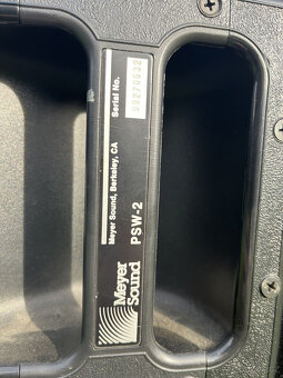2 kusy subwooferů Meyer Sound PSW2 Podobné jako D&B Audiotec - 3