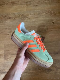 Adidas Gazelle Bold Semi Green Spark velikost 40 2/3 - 3