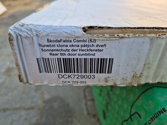 sluneční clona okna pátých dveří Škoda Fabia DCK729003 - 3