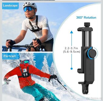 Držák na telefon s hrudním popruhem Sametop - 3