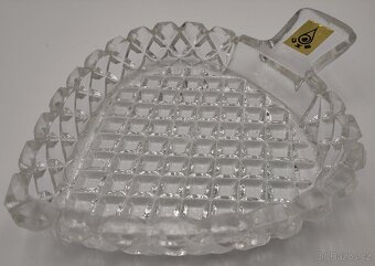 Krásná Stará skleněná miska - Bohemia 11cm x 14cm - 3