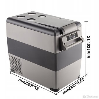 Autochladnička kompresorová, autolednice, objem 55l - 3