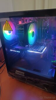 Herní PC - Ryzen 7 3700X, RTX 3060ti, 32 GB RAM, záruka - 3