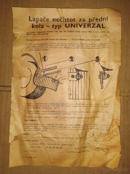 Lapače nečistot za přední kola typ univerzal - 3
