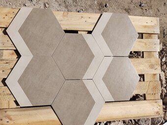 Dlažba / obklad:33x38cm -HEXAGON - mix barev - mat - 3