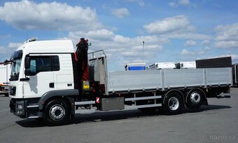 MAN TGM 26.340 - 6x2 - Valník + HR-PALFINGER PK 19.001 SLD5 - 3