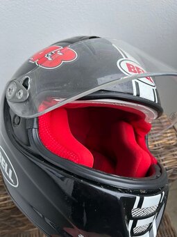 Moto přilba BELL M5X Daytona – Black/White – karbon – vel. L - 3