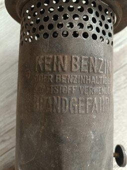 Německá petrolejová lampa - 3