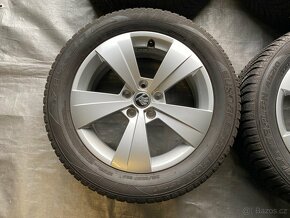 17 alu org. Škoda, 5x112 mm, Top stav, 4ks - 3