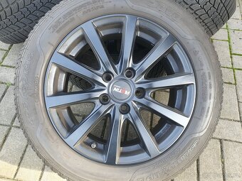 Alu kola vw 5x112 r16 6j et48 zimni pneu 205/55/16 - 3