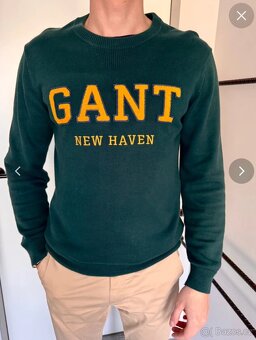 Svetr GANT zelený (vel. M) - 3