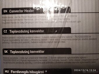 konvektor sencor 2101 BK - 3