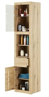 Vysoká skříň z masivu divoký dub Berlin Germany - 3