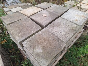 Prodám zámkovou a betonovou dlažbu a bílé cihly - 3