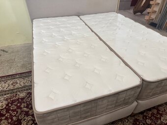 Luxusní boxspring postel IKEA mjolvik 180x200 - 3