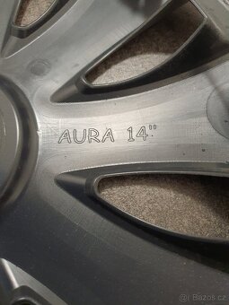 1x náhradní poklice 14 kryty disků kol - 3