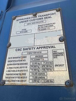 Prodám 40' lodní kontejner High Cube – IICL - 3