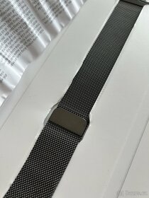 Apple Watch řemínek 44/45/49 mm grafitově šedý milánský tah - 3