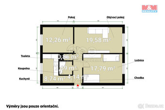 Prodej bytu 3+1, 80 m², Karlovy Vary, ul. Sokolovská - 3