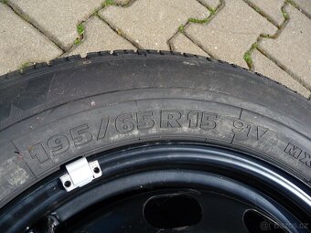 REZERVA 5x100 MICHELIN PILOT HX 195/65 R15 91V ET 38 NOVÁ - 3