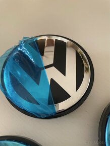 Plastové pokličky na alu kola VW 58-70 krytky - 3
