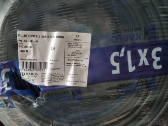 Kabel CYKY 3x1.5 / 3x2.5 / 5x1.5 / 5x2.5 balík 100m - 3