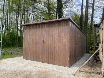 Plechová garáž 3x6m - 3