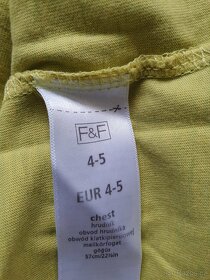 Tričko, zn. F&F, 4-5 let, hit letošní sezóny, Ombré - 3