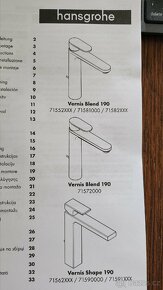 Výpusť umyvadla Hansgrohe včetně ovládání - 3