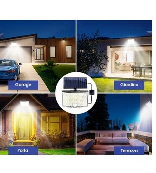 Solární světlo 350 led - 3