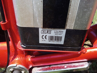 elektrokolo apache červené 18" 24V 10Ah - 3