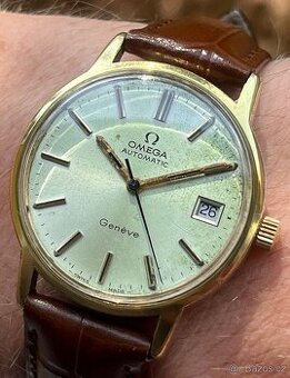 LUXUSNÍ PÁNSKÉ NÁRAMKOVÉ HODINKY OMEGA GENEVA AUTOMAT - 3