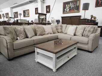 Luxusní rohová sedací souprava - 3