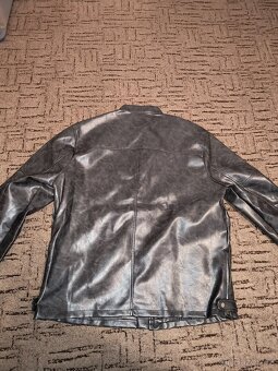 Kožená pánská bunda nová - 3