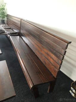 Lavice dřevěná - 3 ks - 3