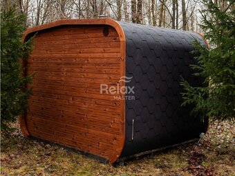 LUX MINI panoramatická sauna 245x300 - 3