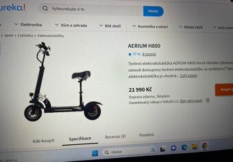 Prodam novou elektrokolobezku-nejeta,slozena - 3