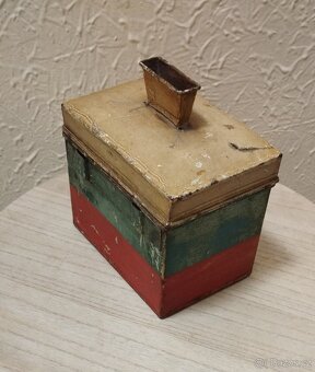 Stará kasička 16x15x11 cm. - 3