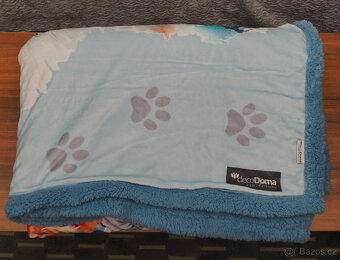 NOVÁ beránková deka kočky - 3