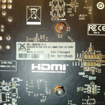 AMD Radeon RX 560 2GB GDDR5 - 3