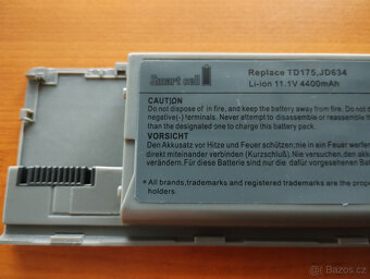 baterie JD634 pro notebooky Dell D630,D620 (2.5hod) nové - 3